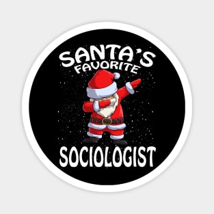 Santas Favorite Sociologist Christmas Magnet